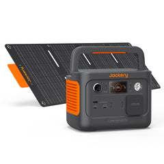 Jackery  Solar Generator 300 Plus 휴대용 파워뱅크 세트 300 Plus+40W 태양광패널