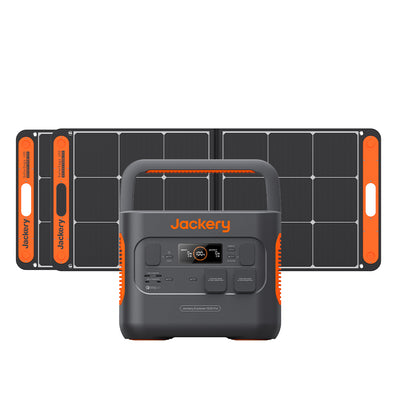 Jackery  Solar Generator 1500 Pro 휴대용 파워뱅크 세트1500 Pro+태양광패널100W*2